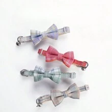 格子宠物项圈 - 适合猫和狗