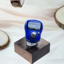 1 pieza Contador de anillos electrónico, Contador digital portátil para aliviar el estrés, para oración, entrenamiento, yoga, conteo, contador de anillos para dedos, estilo de anillo con pantalla digital y conteo electrónico