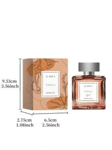 1 件装香草花香女士香水喷雾，香草和蜂蜜香味，持久便携，1.69 液量盎司日常使用 - 香草 - 查看 2