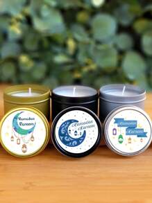 15/35/70 miếng dán quà tặng hình tròn tùy chỉnh cho tháng Ramadan, có thiết kế và văn bản cá nhân hóa, thích hợp cho lễ kỷ niệm Ramadan, trang trí quà tặng ngày lễ, trang trí bàn và trang trí tiệc. - Nhiều màu - Xem 7