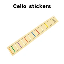 Cello Fretboard Note Stickers | Viola Fingerboard Position Stickers | Violin Fretboard Note Scale Stickers - Multicolor - View 10