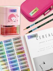 LICVIC Autocollants personnalisés imperméables, étiquettes à nom personnalisées, autocollants pour enfants, fournitures scolaires pour enfants, étiquettes à nom personnalisées, étiquettes de garderie, autocollants personnalisables, autocollant personnalisé, fournitures scolaires pour enfants, essentiels de garderie, garçon, fille, multifonctionnel, ornemental, lettre, élégant, moderne, coloré, mignon, adorable, décontracté, personnalisé, personnalisé, unique, personnalisé, cadeaux idéaux pour lui, cadeaux idéaux pour elle