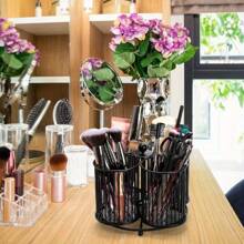 Giá đựng đồ dùng nhà bếp xoay 360°, Giá đựng đồ dùng nhà bếp, Giá đựng đồ dùng phẳng 4 ngăn, Giá đựng đồ dùng trên quầy bếp cho thìa, dao, thìa và nĩa, Giá đựng dao kéo trên quầy bếp cho bữa tiệc - màu đen - Xem 9