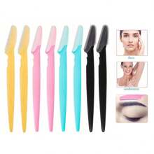 An 8 Pieces Multifunctional Face Trimmer Set For Both Women And Men - Stainless Steel Trimmer With Safety Cover For Eyebrows, Body, Face, Bikini Area And More