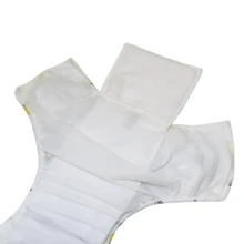 Reusable Absorbent 3 Layers Of Sweatshirt For  Diaper Reusable For Baby Child Potty Training - 白色 - 查看 2