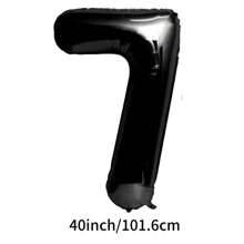 X WOTP 40 Inch Large Numbers Balloon, Foil Mylar Big Number Balloon For Birthday Party Supplies Decorations,