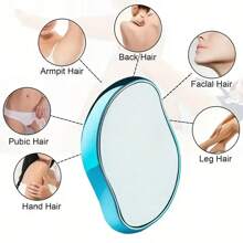 2pcs Painless Hair Remover - Unisex, Reusable, Waterproof, Suitable For Body, Legs, Arms, Back