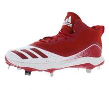 Adidas Icon V Bounce Mid Mens Shoes - Red/White/Red - View 2