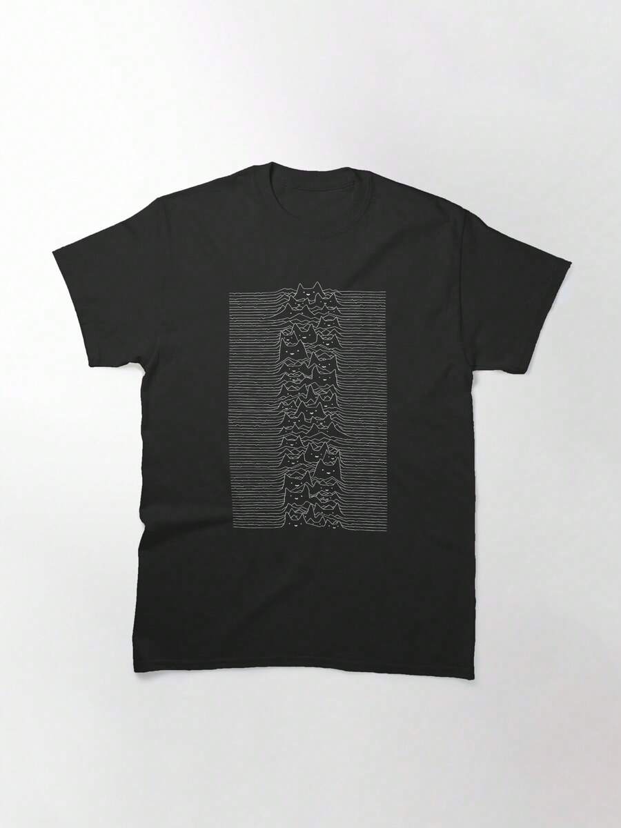 Furr Division Classic T-Shirt, Women's T-Shirt, 220g Pure Cotton, Casual Crew Neck, Great For Easygoing Days And Weekend Outings. - 黑色 - 查看 1