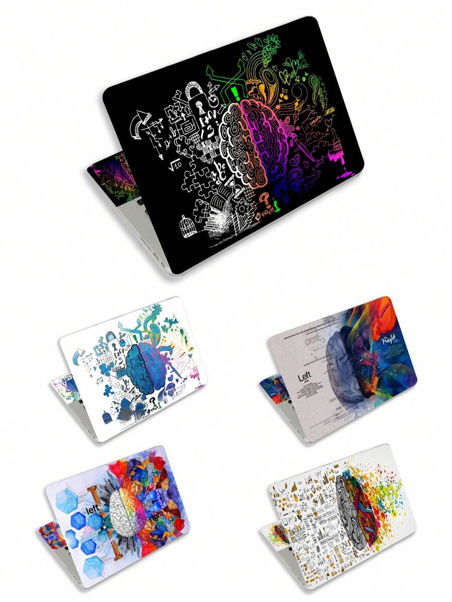 Laptop Skin Sticker Decal 15.4 Inch 15.6 Inch Laptop Vinyl Skin Sticker Cover Art Protection Laptop (Including 2 Wrist Pads Skin) - Multicolor - View 1