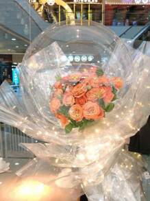 3/10pcs 10-24inch Transparent Bobo Bubble Balloon Clear Inflatable Air Helium Globos Wedding Birthday Party Decoration - Transparent - View 10