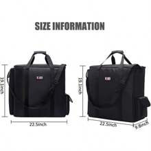 BUBM Desktop Computer Carrying Case Padded Nylon Carry Tote Bag For Transporting Computer Tower PC Chassis Keyboard Cable And Mouse - DesktopComputerBag1 - View 4