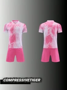 2 piezas Camiseta de fútbol personalizada - Camiseta de manga corta con impresión de nombre y número personalizable + Pantalones cortos coordinados con estampado de serpiente Mamba, de secado rápido y absorción de sudor. Conjunto deportivo como regalo, con estilo, moda, hipster, casual, minimalista chic, personalizado, único, ideal para obsequio a él, novio, familia, amigos para cumpleaños, vacaciones/fiestas, escuela/competición, deportes/escalada