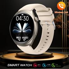 Hot 1pc Unisex Silicone Strap Smartwatch With Calling, Pedometer, Calorie Tracking, Multiple Sports Modes, Distance Tracking, Alarm, Incoming Call & Message Alerts, 1.5" HD Full-Screen Touch For Android & IOS Phones