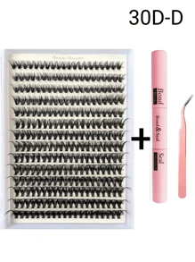 Beauty Showme 280 Clusters 20D 30D 40D 50D 60D 80D 100D -0.07D-9-16MIX Lash Clusters Cat Classic Higu Lilac Mayhug Me Punto Single That 40d Brown Color Fadlash Flutter Home Hybrid Keyyou Lashify No Self Anime Easy Extensiones Eyeshine Kits Magnetic Pack - Black - View 57