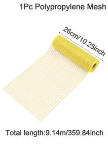 1 rollo de 10 yardas de cinta de malla decorativa para Pascua, cinta para hacer arcos, coronas, guirnaldas y envoltura de regalos para fiestas y decoración primaveral del hogar para regalos de Pascua 2025