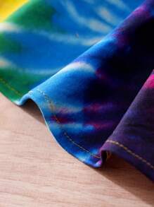 1 bộ quần áo bikini cho thú cưng kiểu dáng nghỉ hè nhuộm tie-dye. - Nhiều màu - Xem 9