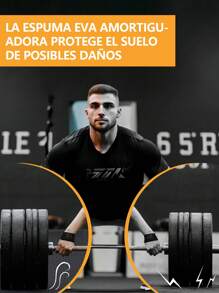 Freedom Tapete Foamy para Ejercicio, Alfombrilla antideslizante de alta densidad, Piso de Foamy de 30 * 30 cm, 1.2 cm de Grosor, Set de 6 Piezas, Material EVA, Fomi para Piso, Ideal para Tapete Gym, Yoga, Ejercicio Resistente