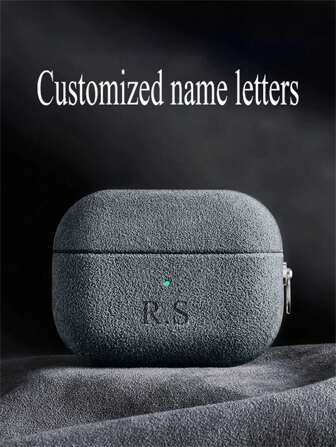 [カスタマイズ]高級レーザー文字名前DIYカスタマイズ ファー ケース Pro 1 2 3 4 Pro 2 Pro 3 カップル イヤホンケース キーチェーン付き