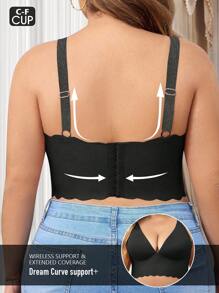 大码女式无钢圈舒适文胸