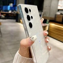 适用于三星 Galaxy S25 S24 S23 S22 S21 S20 Ultra Plus FE S25 Edge 的手机壳，闪亮珠光纹理，适用于 A16 A26 A36 A56 A55 A35 A15 S9 S10 Plus S10E，也兼容 16 15 14 13 12 11 Pro Max Pro Plus 系列 16e，防水防震防摔防刮，国际版，非国内版。 - 彩色 - 查看 6