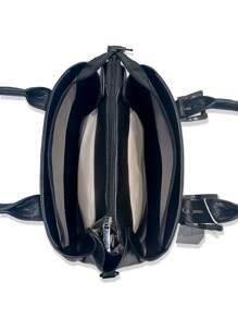 Bolso MILANO, Casual, Moda, Elegante, Personalidad, Elegante, Lujoso, Bolso semi-estructurado, Piel sintética, Hombro, Mano, Mochila, Correa ajustable, Adecuado para festivales, fiestas, vacaciones, negocios, estilo "old money", fines de semana, regalo