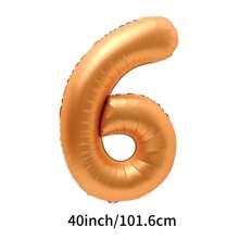 40 英寸大数字气球，铝箔聚酯薄膜大数字气球，适用于生日派对用品装饰、圣诞节