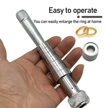 戒指拉伸器/缩小器，专业手动戒指尺寸调节工具，适用于美国/欧盟/香港/挪威尺寸，用于精密珠宝维修、戒指尺寸调整和硬币戒指制作 - 戒指擴大機 - 查看 4