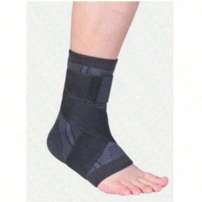 Tornozeleira Anti-Derrapante Ortopédica Ajustável Esportiva Proteção de Joelho