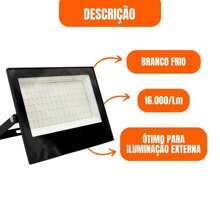 200W Led Floodlight IP66 Cold White Light 6500K Bivolt Waterproof Garden Projector - 冷白 - 查看 2