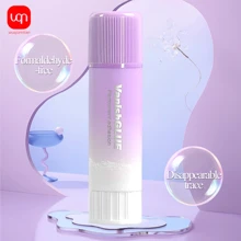 WUQIANNIAN WQN 2/4/8pcs Highly Attractive Lilac Solid Glue Stick, Large Capacity Colloid, Smooth Glue, Non-Formaldehyde, Safe, High Viscosity And Strong Stickiness, Handmade Handbook, DIY Back-To-School Season