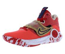 Nike KD Trey 5 X Mens Shoes - University Red/Metallic Gold - View 2