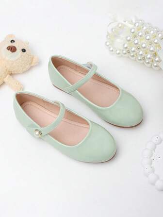 Beautiful Girls' Round Toe Casual Holiday Style Flats, Spring/Summer
