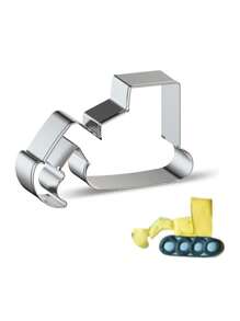 Stainless Steel Cookie Mold Engineering Vehicle Traffic Train Excavator Crane DIY Cookie Cake Mold 1 Piece