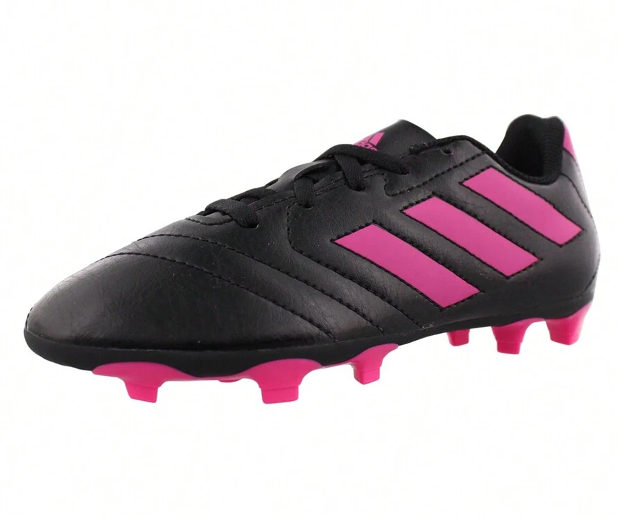 Adidas Goletto Vii Fg GS Girls Shoes - Black/Pink - View 1