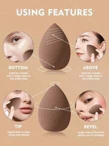 10 pièces d'éponges cosmétiques roses multifonctions, en forme de goutte d'eau, pour une utilisation à sec et humide. Ensemble de mélangeurs d'éponges cosmétiques souples et professionnels. Outils cosmétiques multifonctionnels pour le fond de teint, la poudre, le correcteur, l'ombre à paupières, l'éclaircissement des yeux et la réparation du visage. Très adapté pour les débutants et les amateurs de cosmétiques, en forme de goutte d'eau