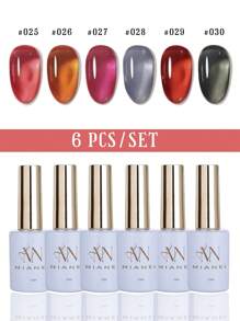 MIANEL 12ML/PCS 30- Colors Ice Clear Nude Jelly Gel Nail Polish Top Selling Pink Nails Blue Nails White Nails Red Nails Black Nails Gel Polish Suitable For 4 Seasons For Nails And Toe Nails UV Light Nails Nail Art Salon Use Fall Nails Christmas Nails Perfect For Nail Art Salons Use And DIY Use ,Nail Supplies Gifts For Girls Soak Off Semi Permanent Varnish Manicure - Multicolor - View 5