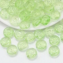 30 Peças Contas Espaçadoras de Cristal de Vidro Coloridas Eletrodepositadas no formato de Pirulito Candy de 12mm e Golfinho de 11*16mm, Material de Artesanato de Joias DIY para Colar, Pulseira, Brinco, Presentes de Feriados e Aniversário