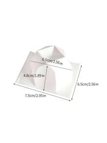 4pcs Assorted Shape Candle Mold, Suitable For Decorative Candle Making