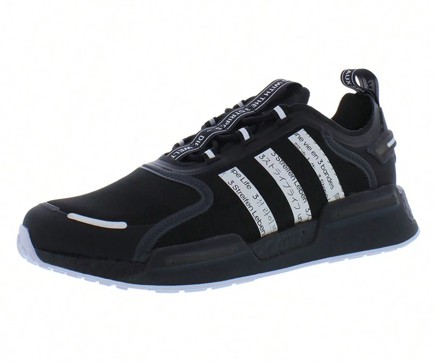 Zapatillas Adidas NMD V3 para hombres - Negro básico/Blanco nube/Carbono - Ver 1