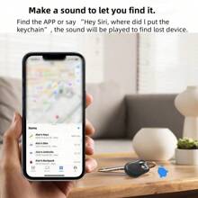 RSH Airtag智能追踪器，兼容“查找我的”功能（不适用于安卓系统），可全球追踪和定位钥匙、行李、背包、钱包、自行车等物品（不适用于安卓系统）。