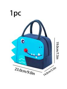 1pc Customized Name Letter Theme Insulated Lunch Bag, Linen Blend, Ideal Gift For Back To School, Anniversary, Birthday Party,Delicate Romance