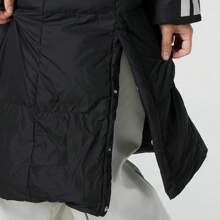 Adidas Herren Daunen-Langmantel, winddicht für den Outdoor-Bereich, bequemer und warmer Steppmantel JG3840
