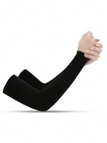 Mosquito Repellent Ice Sleeve Summer Ice Silk Sunscreen Sleeve Gloves Outdoor UV Protection Cycling And Driving Sleeves For Men And Women Set Of - Multicolor - View 19