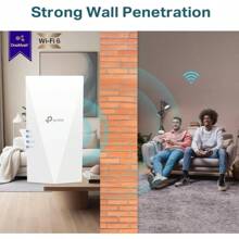 TP-Link RE700X WiFi 6 AX3000Mbps WiFi Extender Booster Internet Booster Gigabit Ethernet Port WiFi Booster Range Extender EasyMesh Access Point WiFi Repeater App Control Easy Setup UK Plug - AX3000WiFi6 - View 2