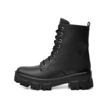 Bota Feminina Tratorada Cano Médio Preto 33 ao 40 Novidade