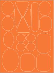 18件装自粘防水羽绒服补丁 各种几何图案卡通补丁 羽绒服破洞修补 服装装饰