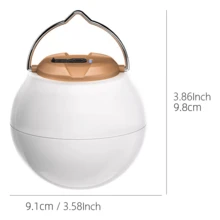 AGUILAMEX Portable Tent Light LED Camping Lantern High Power Hiking - Yellowish White - View 7