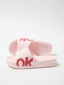 Women's Thick Sole Slippers, Comfortable, Non-Slip, Fashionable For Indoor Use, Home, Bathroom, Spring/Summer Outdoor Wear