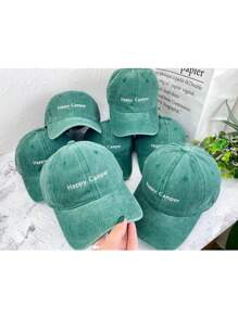 1顶可定制刺绣涤纶男女通用棒球帽 - 可调节扣环，纯色，防紫外线，可绣上您自己的logo，可机洗，佩戴舒适，适合高尔夫、网球、足球等运动，以及情人节、狂欢节、单身派对等场合，四季皆宜。 - 無頂款 - 查看 8